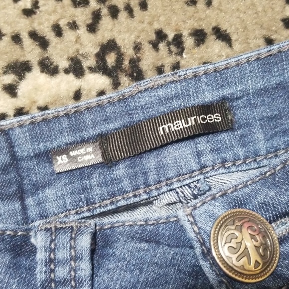 3/$20 MAURICES | Skinny Jeans Size XS Dark Wash - Picture 3 of 7